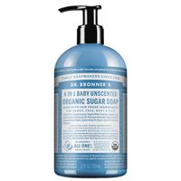 Dr. Bronner's 4-in-1 Baby Unscented Organic Sugar Soap